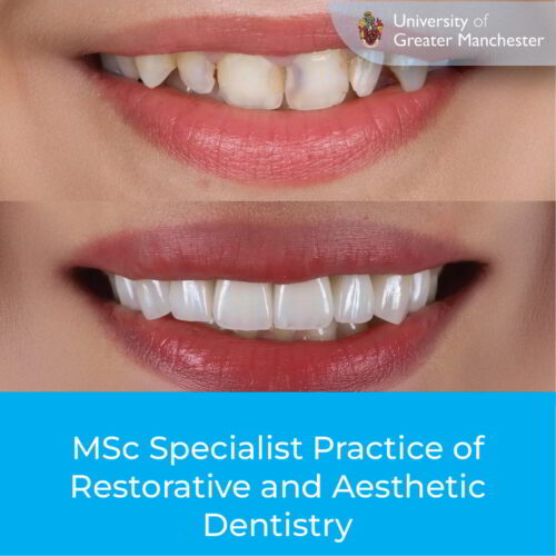 MSc Specialist Practice of Restorative and Aesthetic Dentistry443