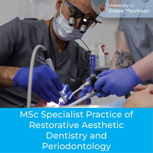 MSc Specialist Practice of Restorative Aesthetic Dentistry and Periodontology