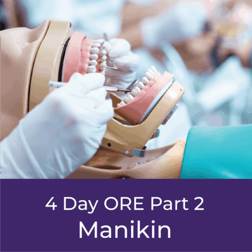 Overseas Registration Examination Training - 2) 4 Day ORE Part 2 Manikin