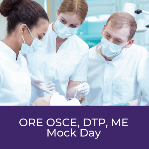 Overseas Registration Examination Training - 5) ORE OSCE, DTP, ME Mock Day